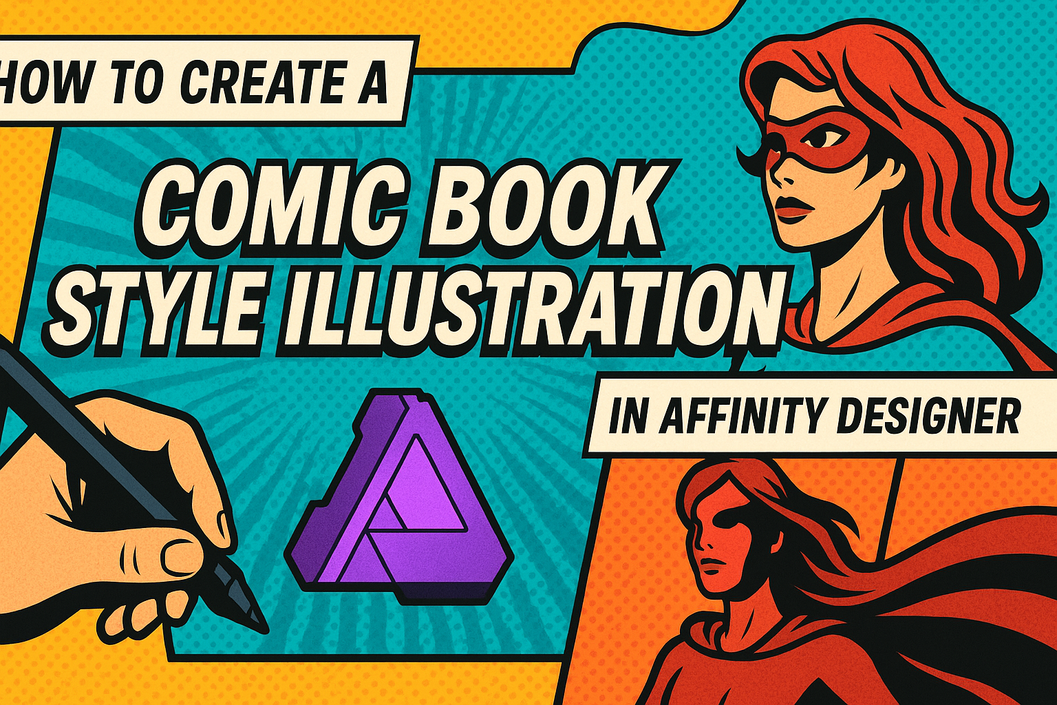 How to Create a Comic Book Style Illustration in Affinity Designer
