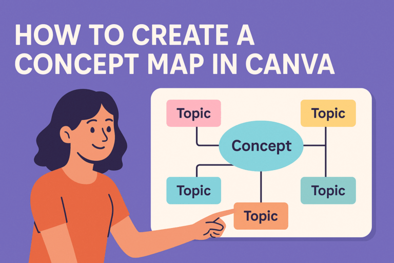 How to Create a Concept Map in Canva
