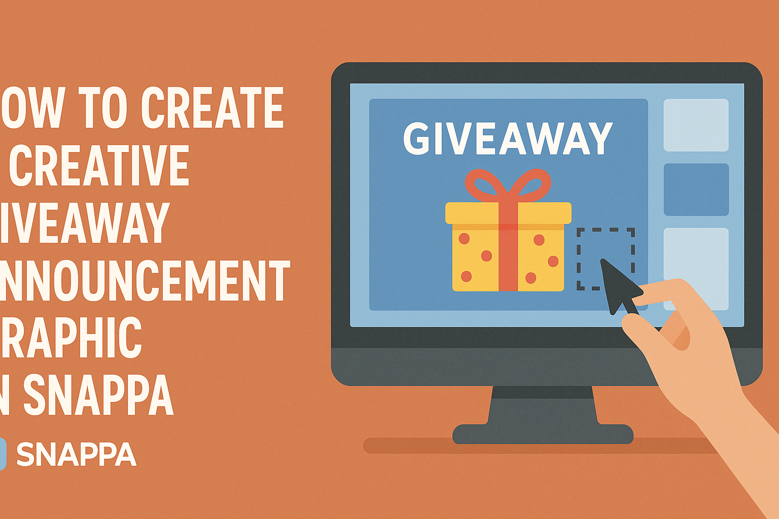 How to Create a Creative Giveaway Announcement Graphic in Snappa