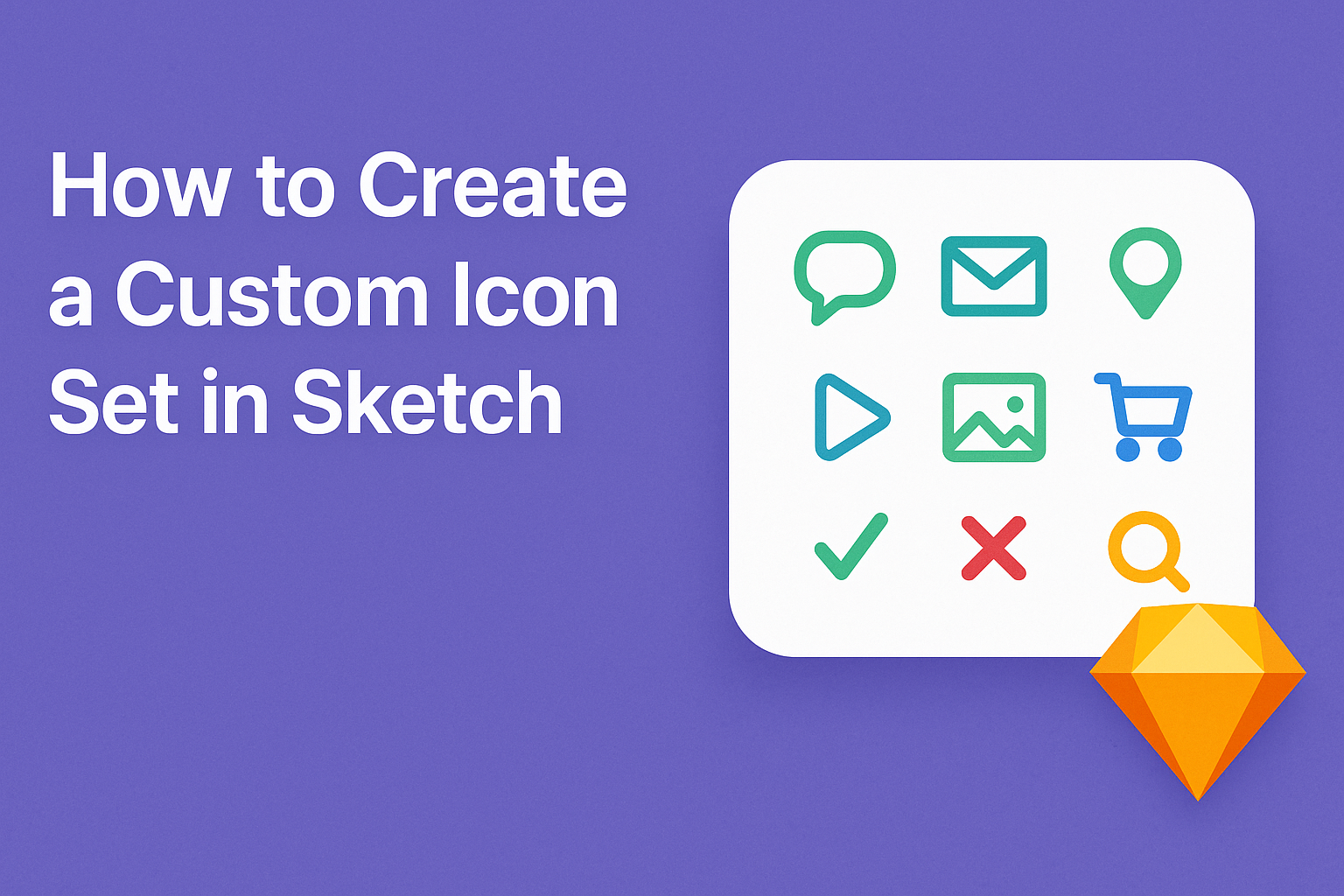 How to Create a Custom Icon Set in Sketch