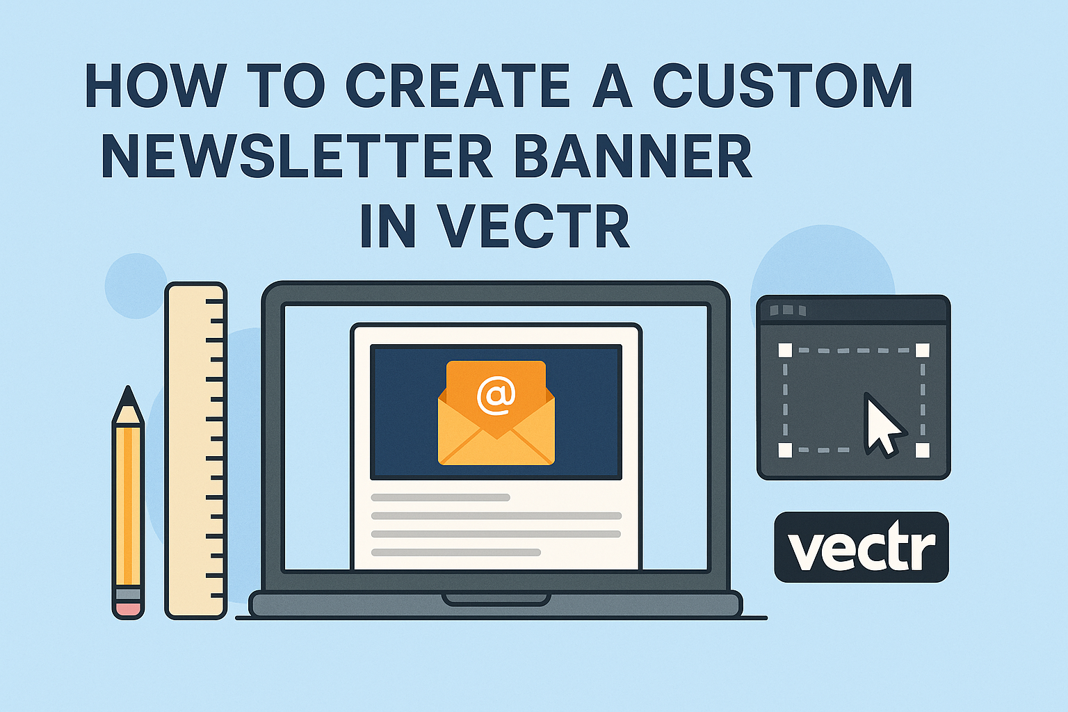 How to Create a Custom Newsletter Banner in Vectr