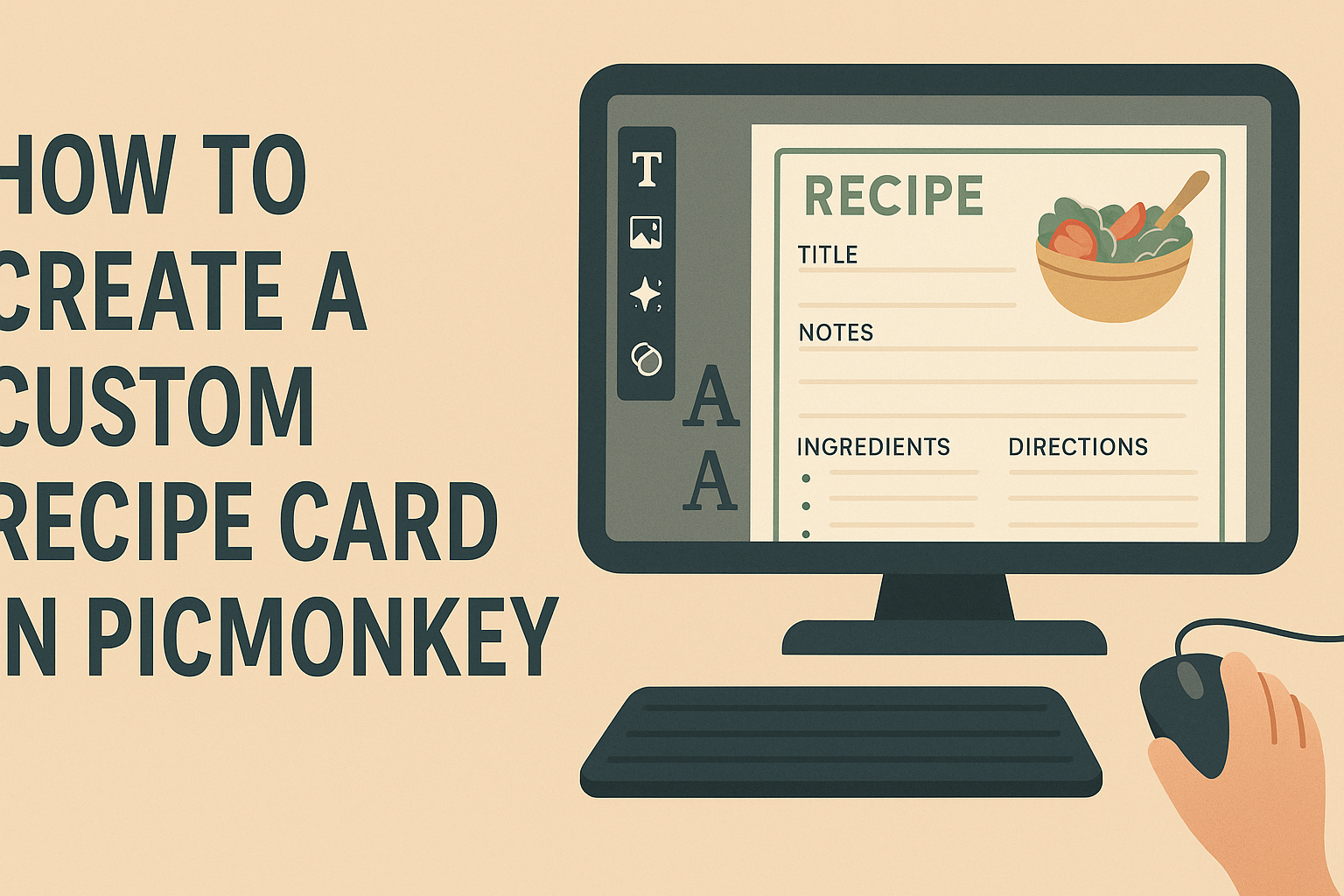 How to Create a Custom Recipe Card in PicMonkey
