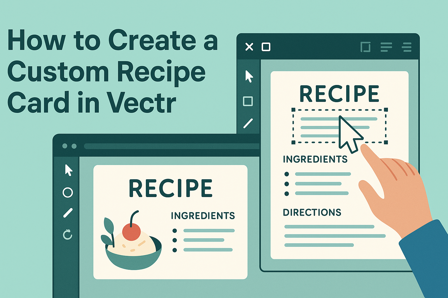 How to Create a Custom Recipe Card in Vectr