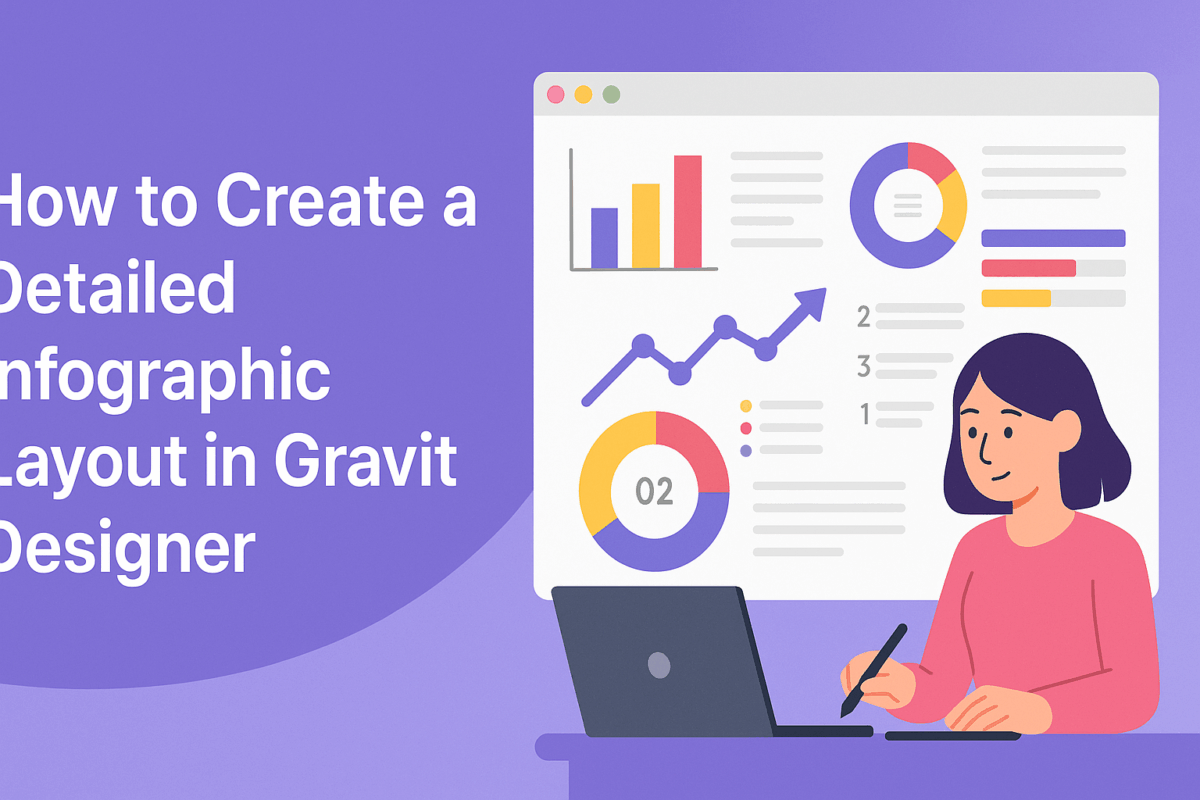 How to Create a Detailed Infographic Layout in Gravit Designer