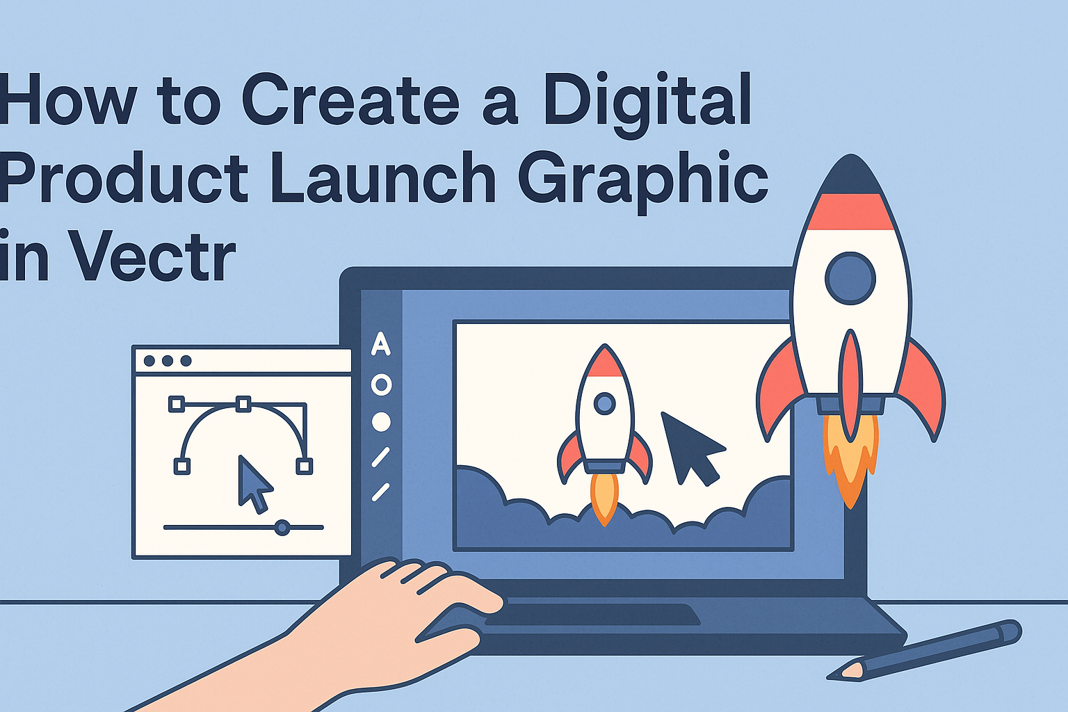 How to Create a Digital Product Launch Graphic in Vectr