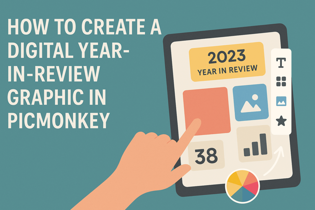 Development Review Graphics How to Create a Digital Year-in-Review Graphic in PicMonkey
