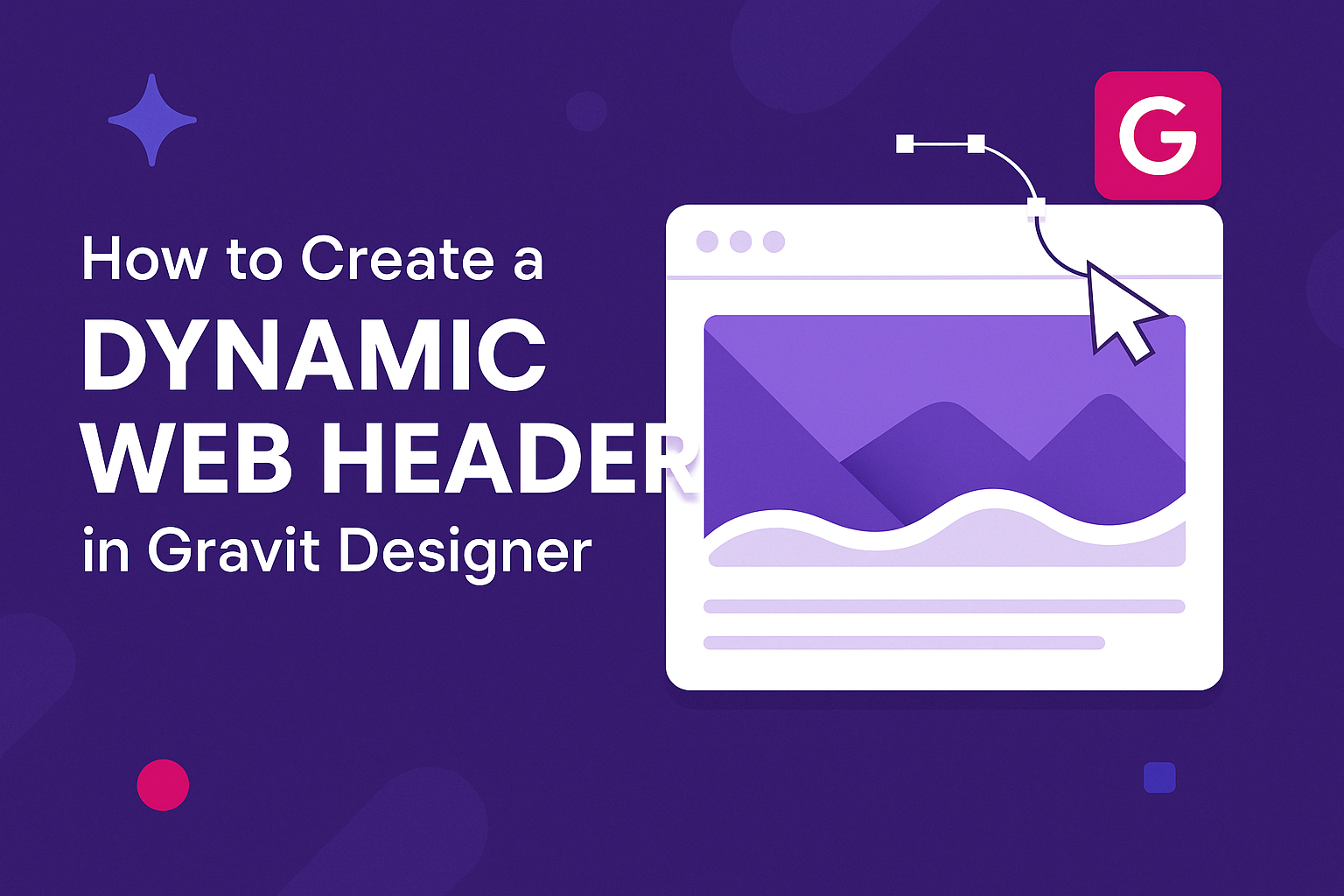 How to Create a Dynamic Web Header in Gravit Designer