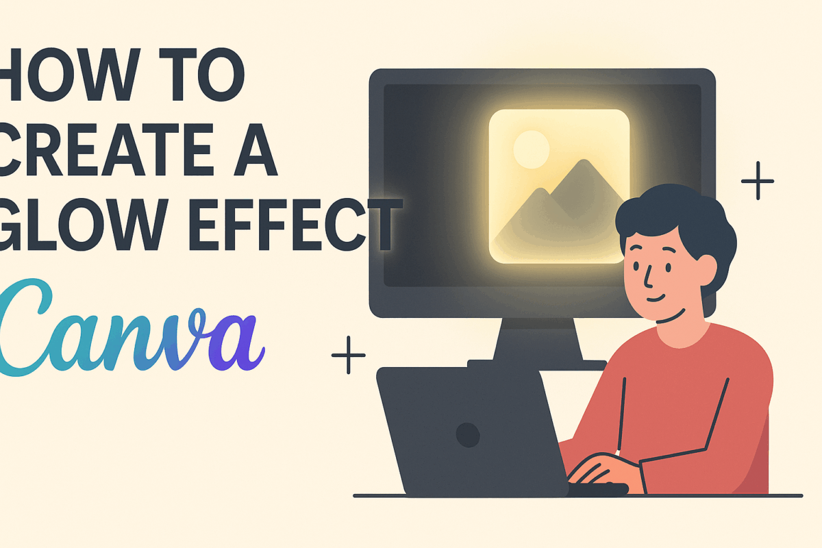 How to Create a Glow Effect in Canva - Graphic Design Resource