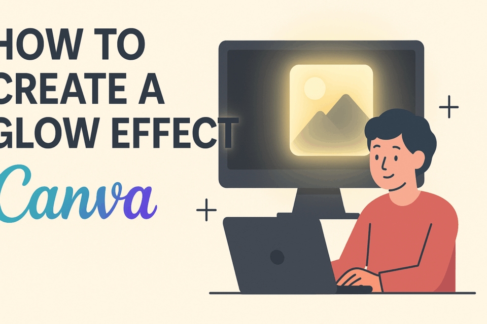 How to Create a Glow Effect in Canva - Graphic Design Resource
