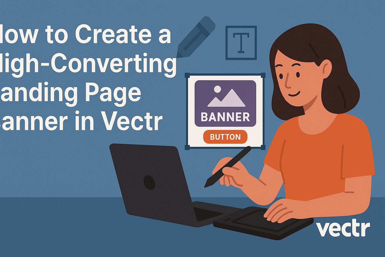How to Create a High-Converting Landing Page Banner in Vectr