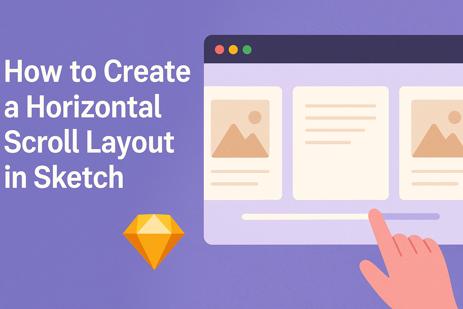 How to Create a Horizontal Scroll Layout in Sketch