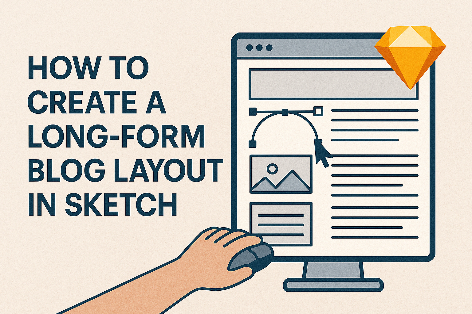 How to Create a Long-Form Blog Layout in Sketch