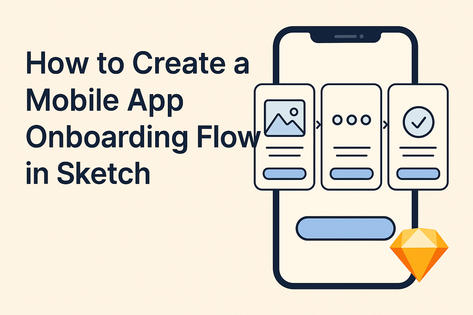 How to Create a Mobile App Onboarding Flow in Sketch