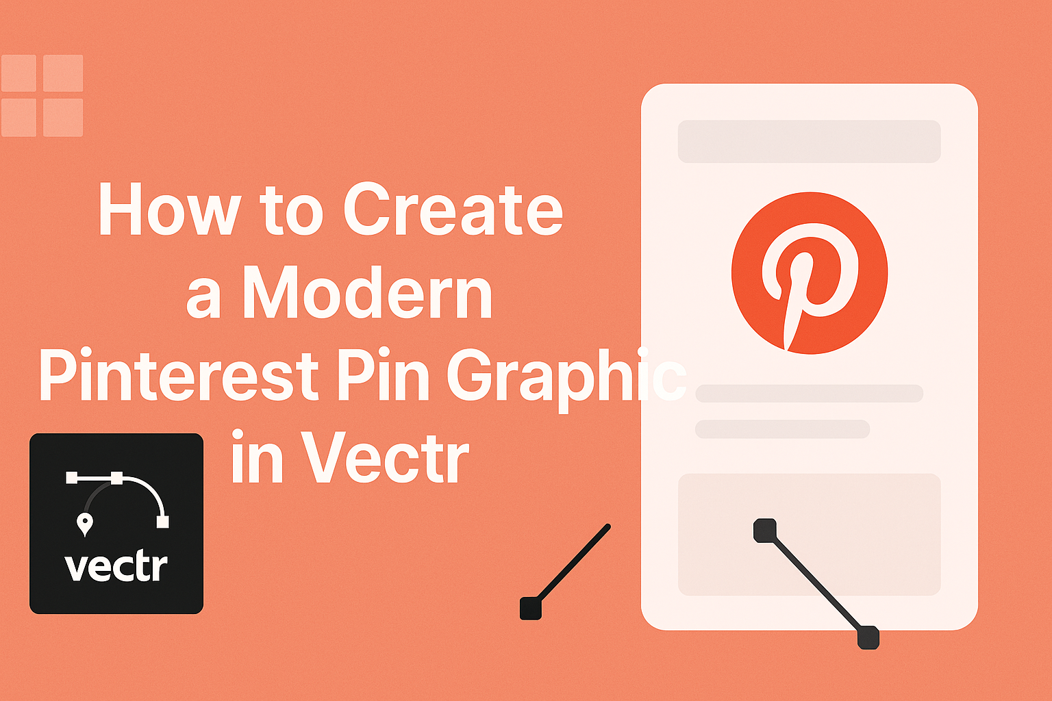 How to Create a Modern Pinterest Pin Graphic in Vectr