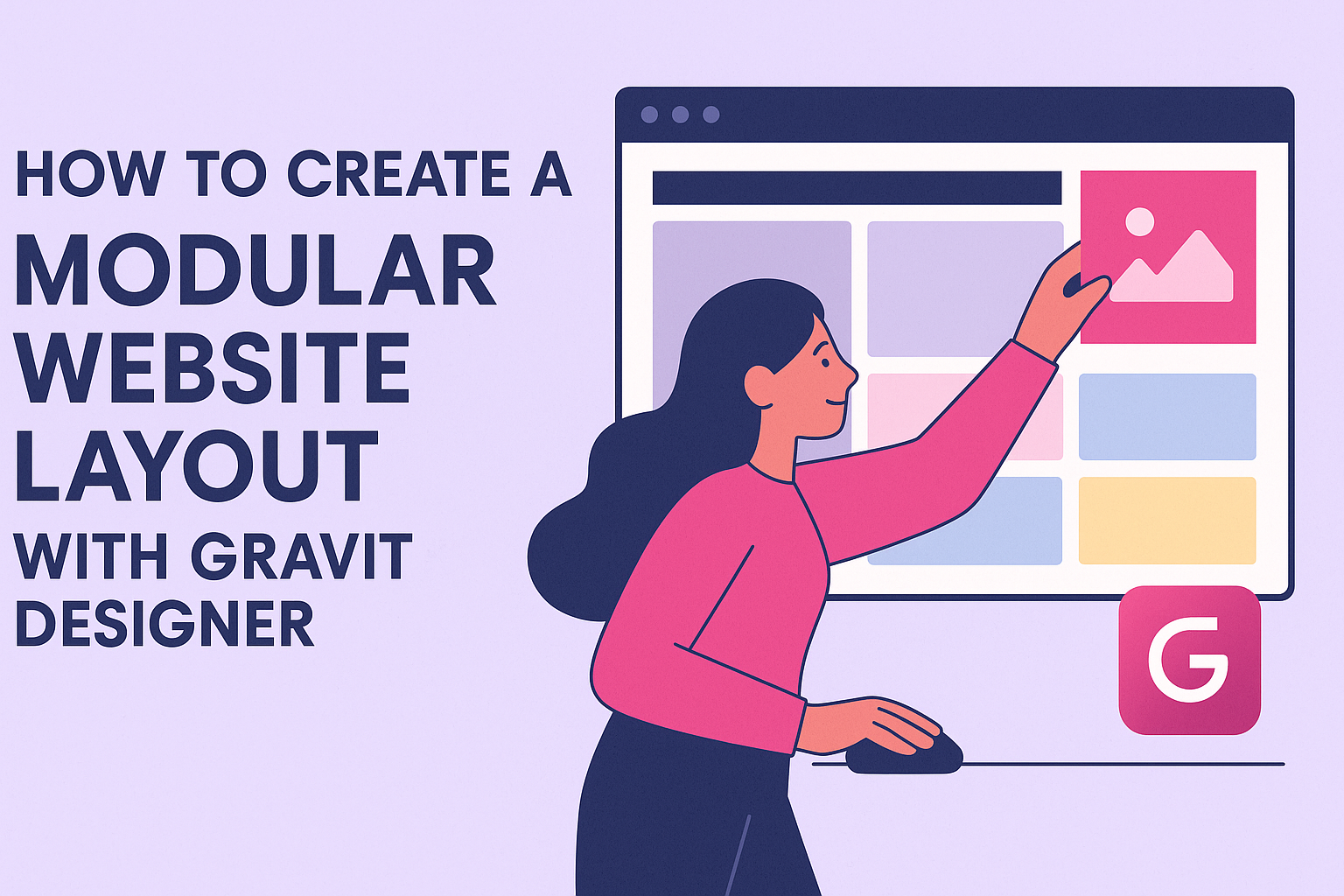 How to Create a Modular Website Layout with Gravit Designer