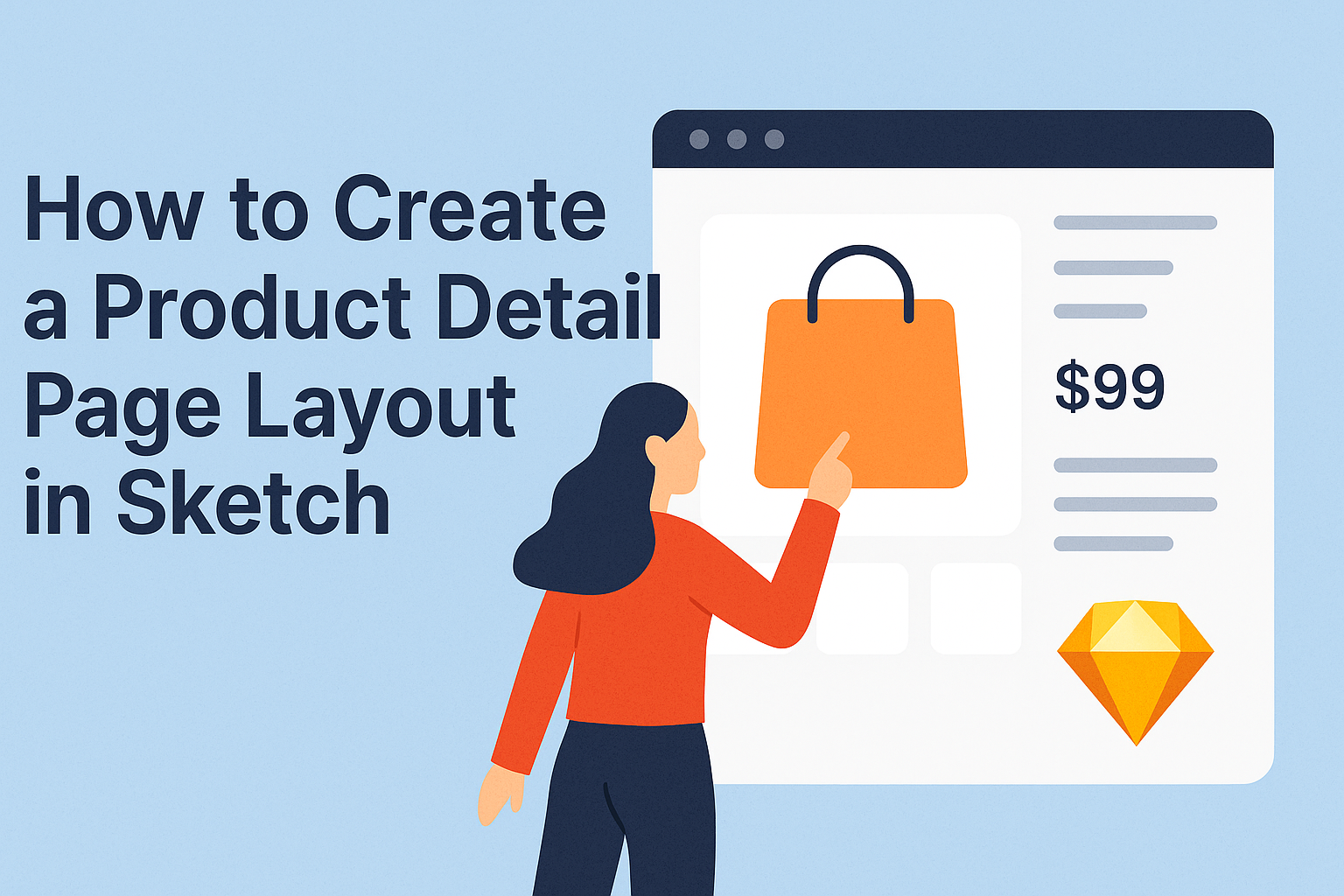 How to Create a Product Detail Page Layout in Sketch