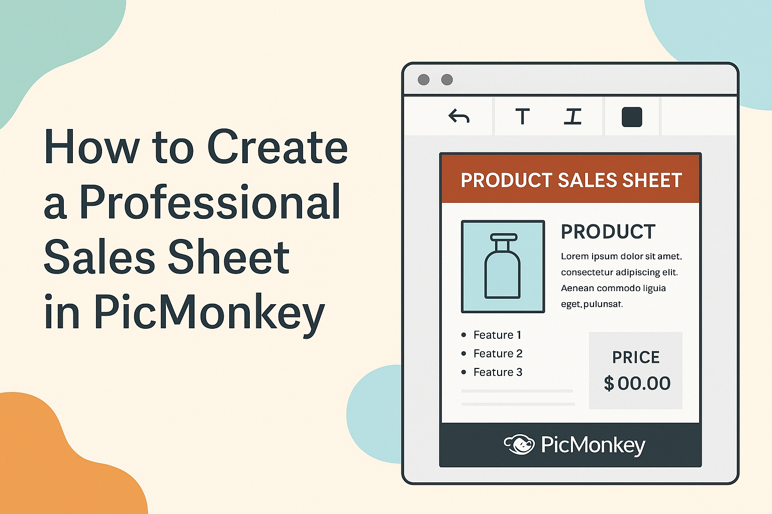 How to Create a Professional Sales Sheet in PicMonkey