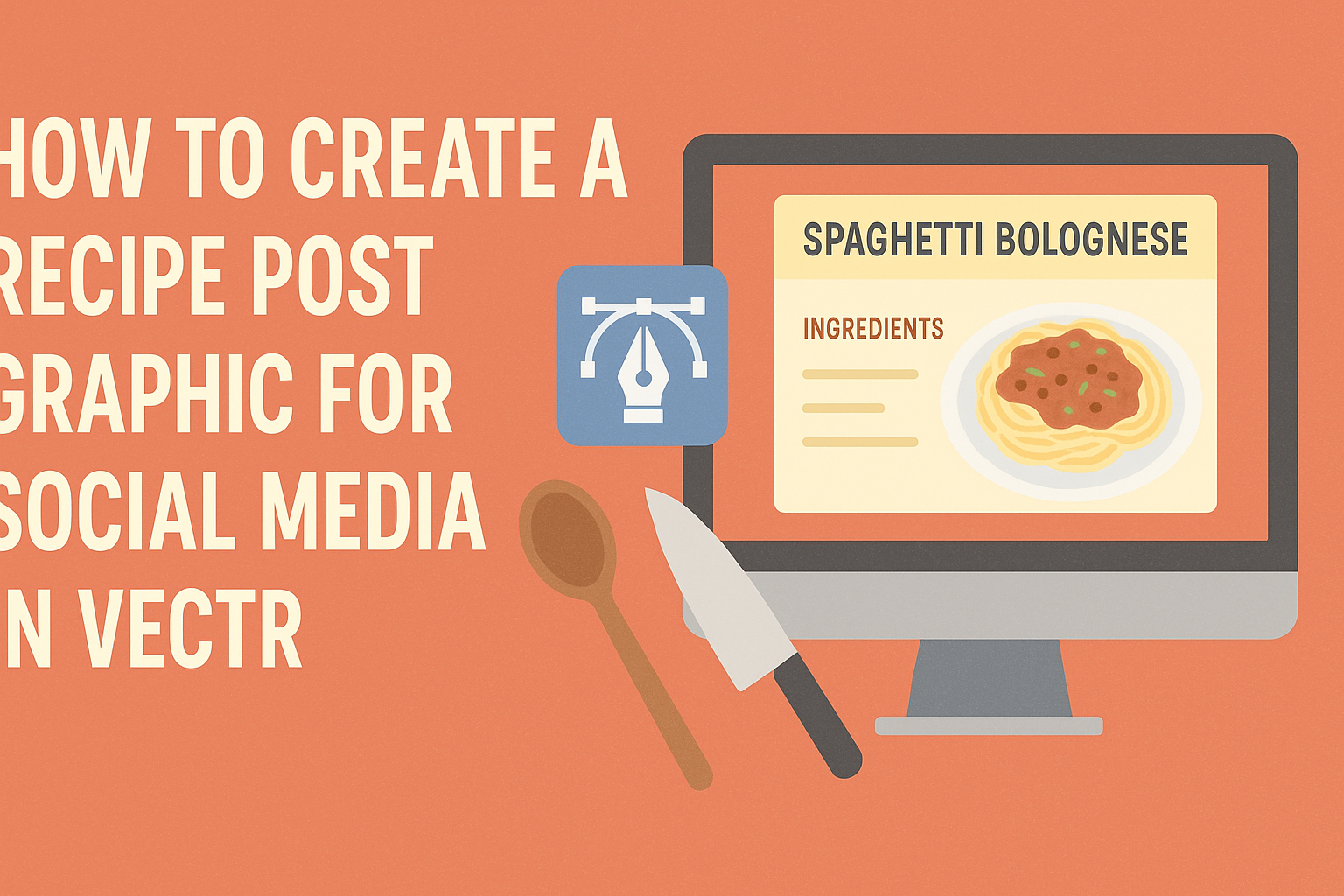 How to Create a Recipe Post Graphic for Social Media in Vectr