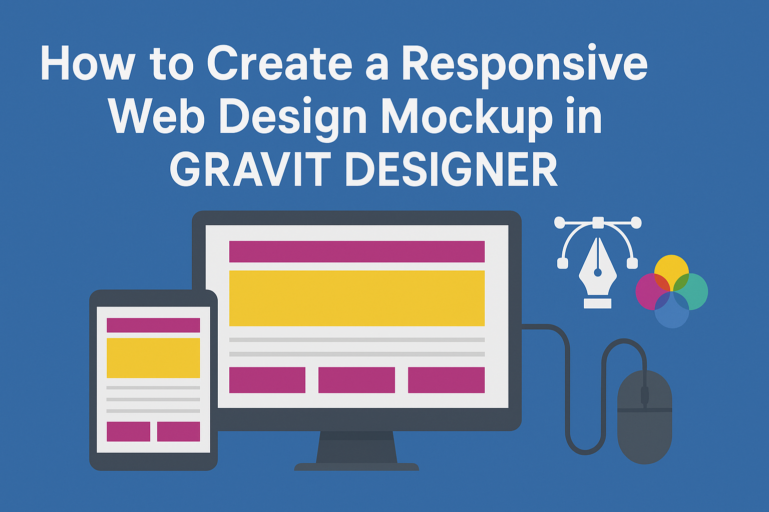 How to Create a Responsive Web Design Mockup in Gravit Designer