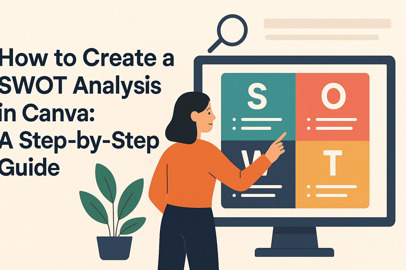 How to Create a SWOT Analysis in Canva