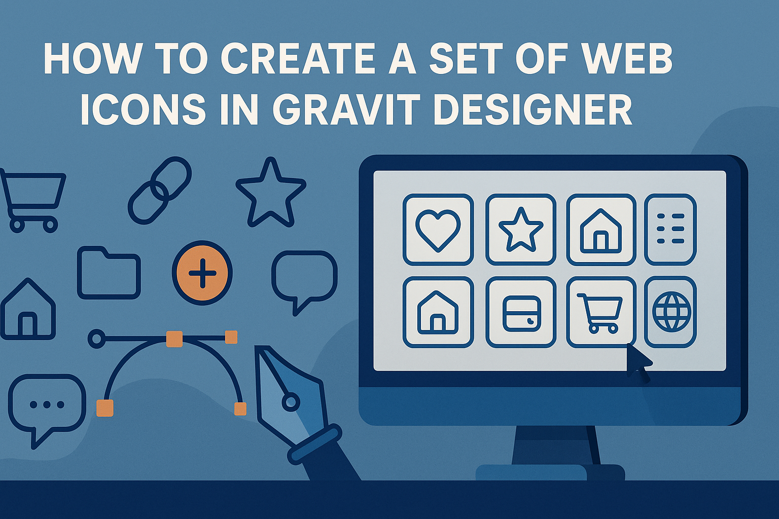 How to Create a Set of Web Icons in Gravit Designer