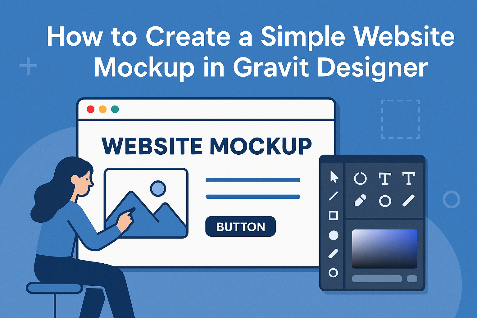 How to Create a Simple Website Mockup in Gravit Designer