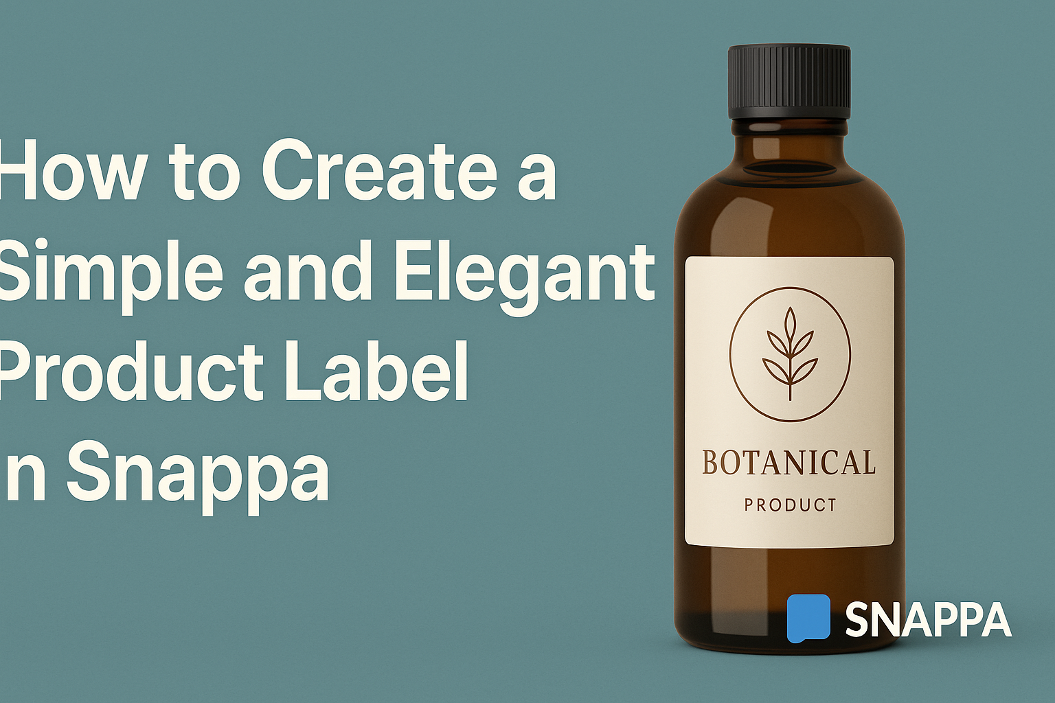 How to Create a Simple and Elegant Product Label in Snappa