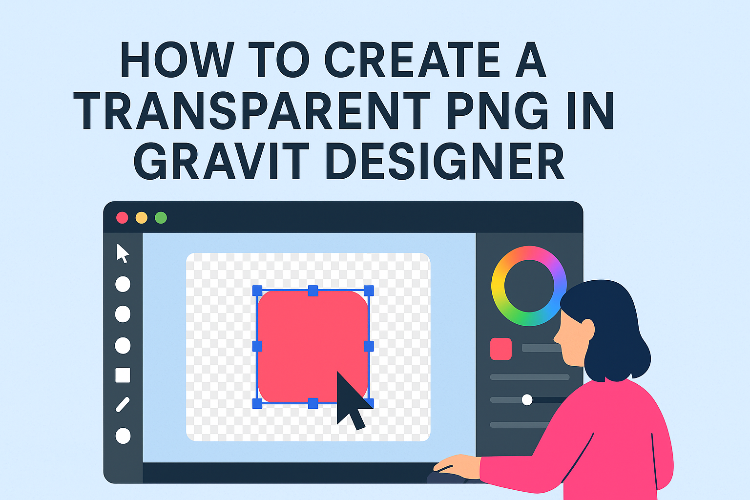 How to Create a Transparent PNG in Gravit Designer