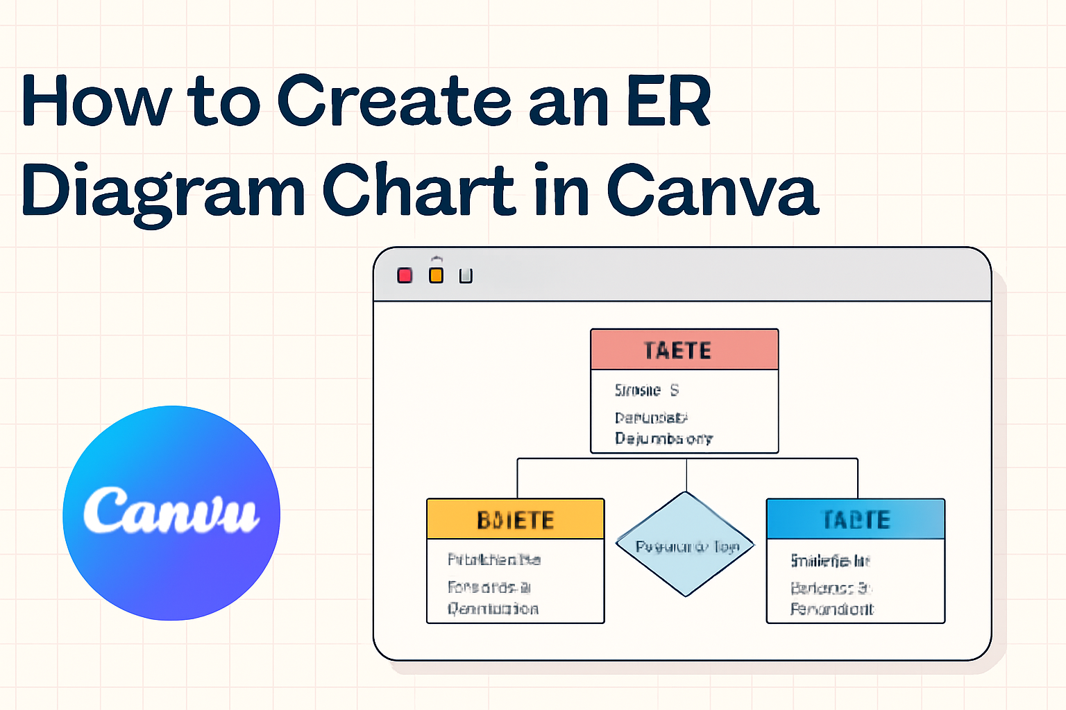 How to Create an ER Diagram Chart in Canva