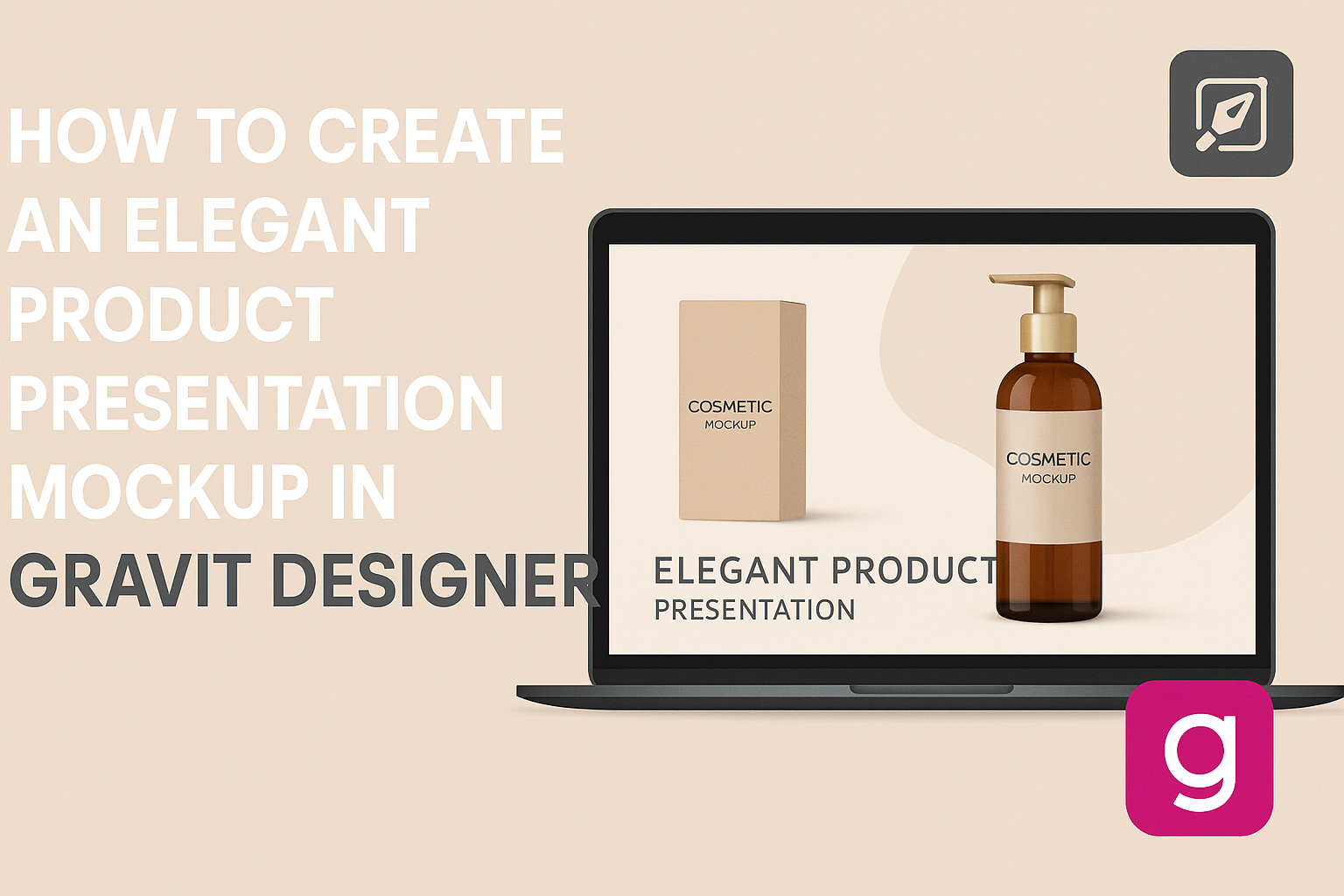 How to Create an Elegant Product Presentation Mockup in Gravit Designer