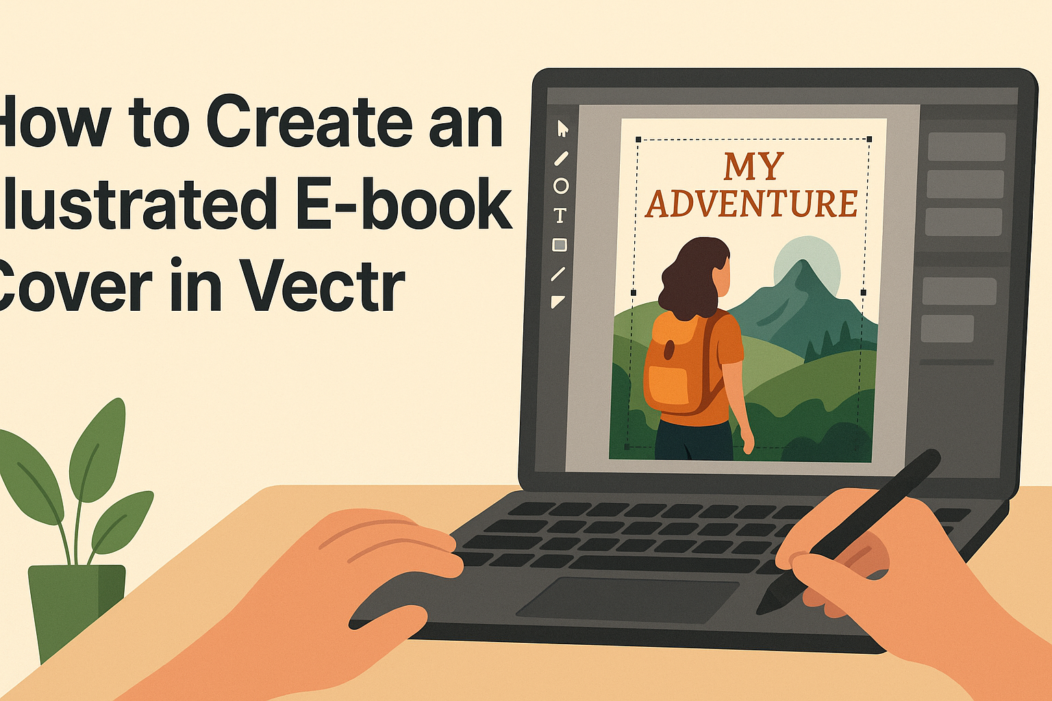 How to Create an Illustrated E-book Cover in Vectr