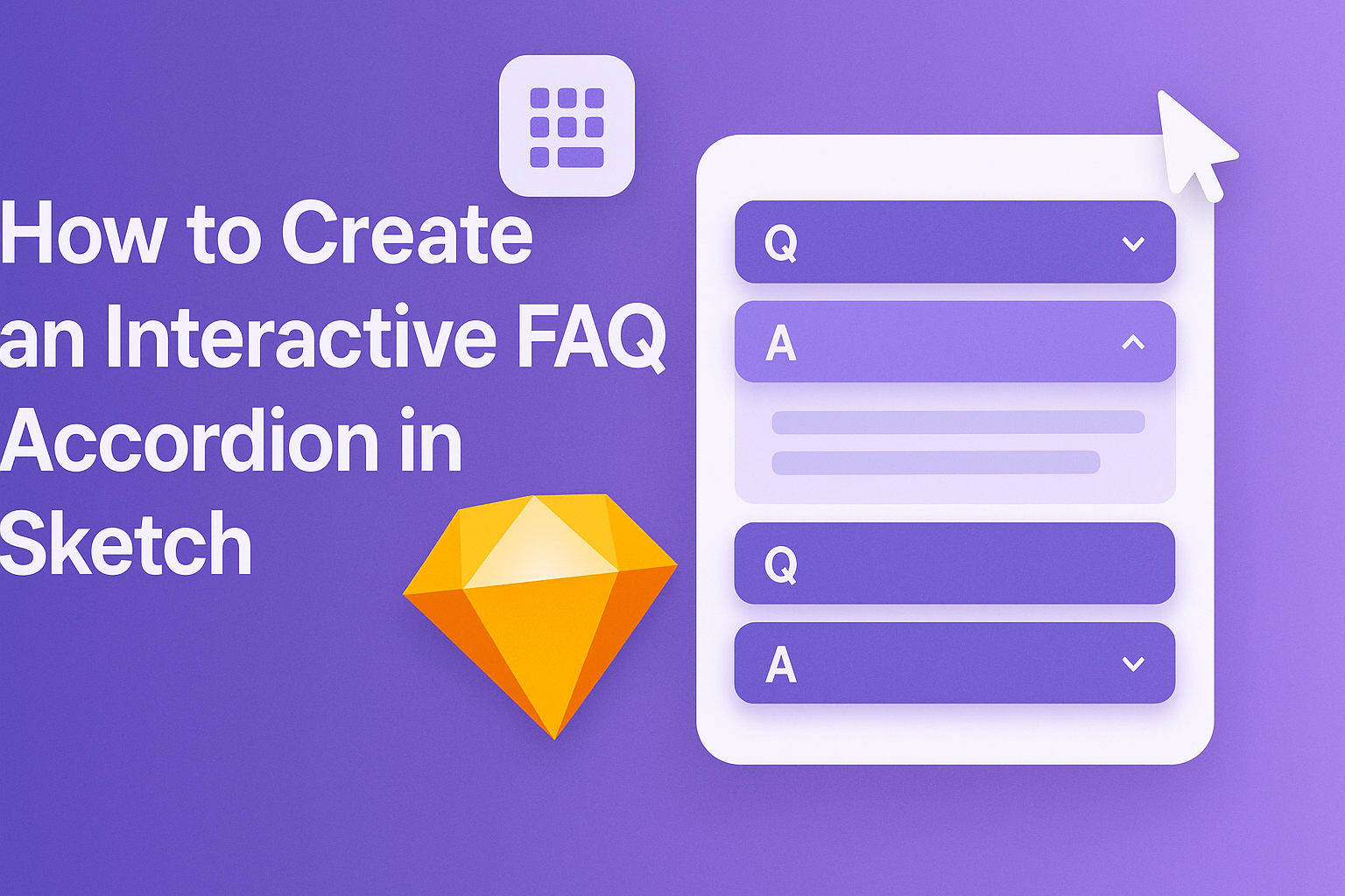 How to Create an Interactive FAQ Accordion in Sketch