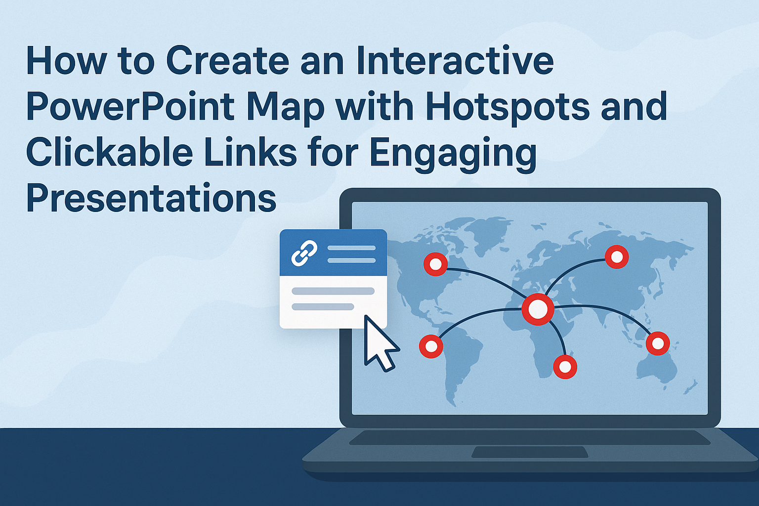 How to Create an Interactive PowerPoint Map with Hotspots and Clickable Links for Engaging Presentations