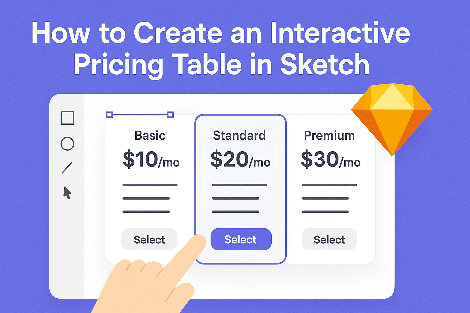 How to Create an Interactive Pricing Table in Sketch
