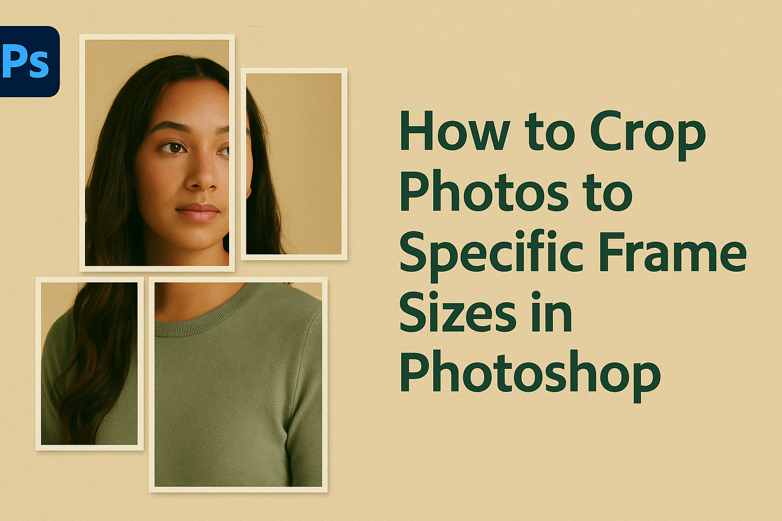 How to Crop Photos to Specific Frame Sizes in Photoshop