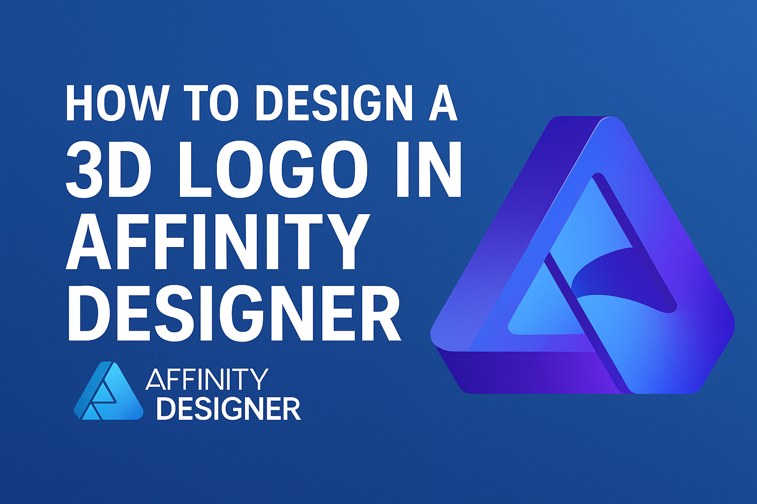 How to Design a 3D Logo in Affinity Designer