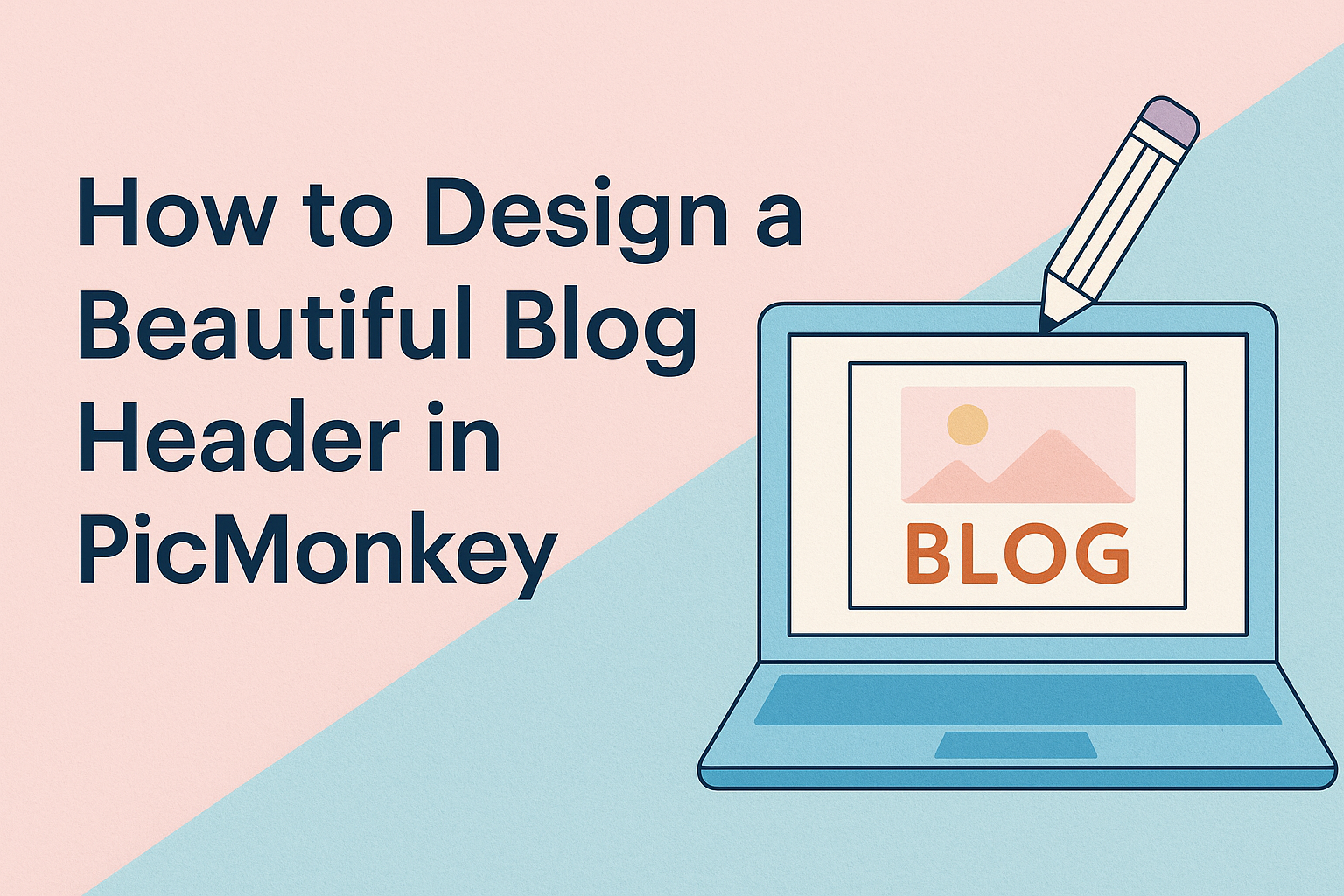 How to Design a Beautiful Blog Header in PicMonkey
