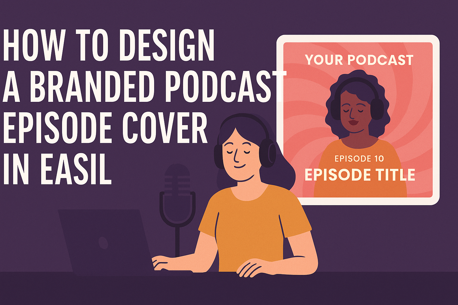 How to Design a Branded Podcast Episode Cover in Easil