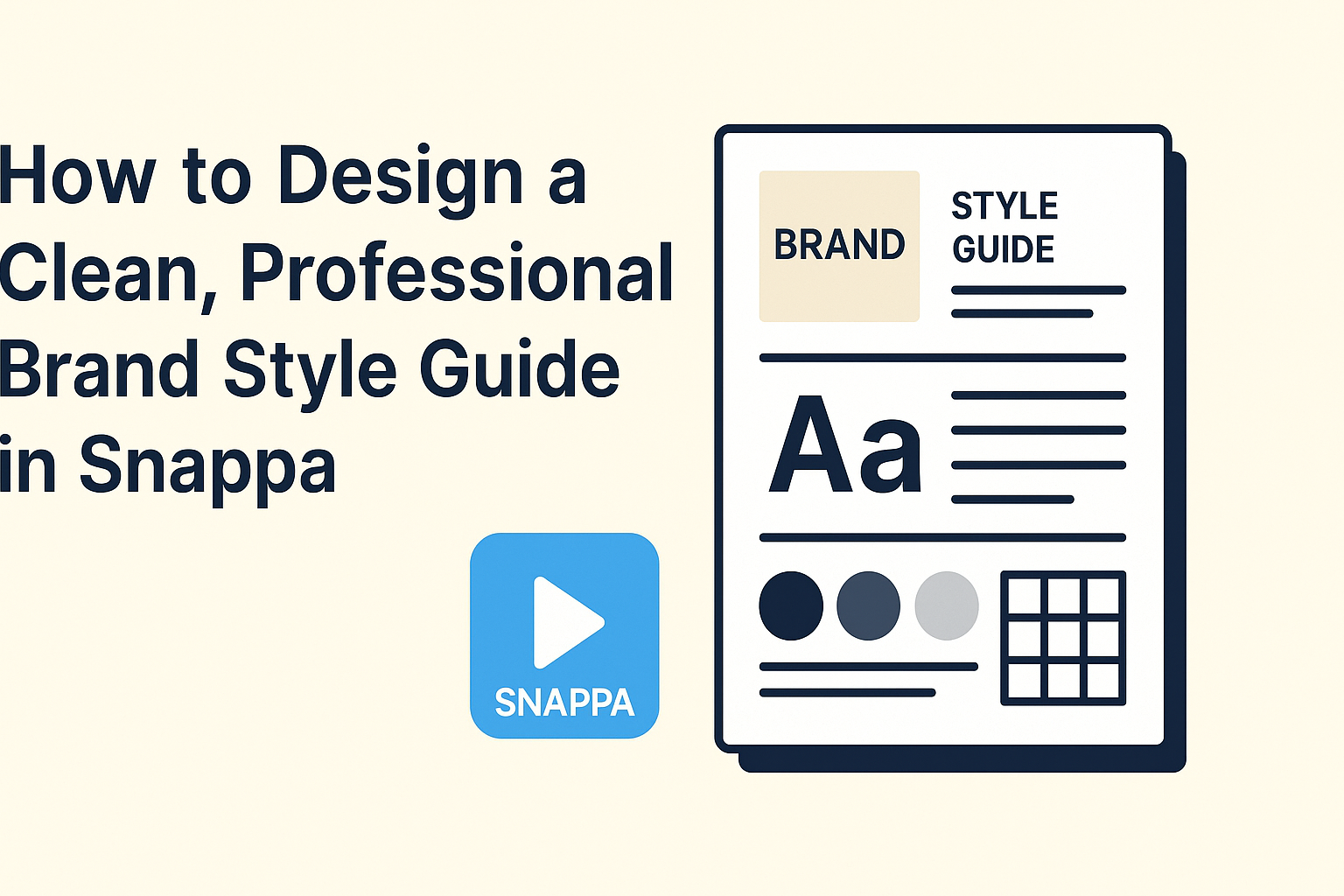 How to Design a Clean, Professional Brand Style Guide in Snappa