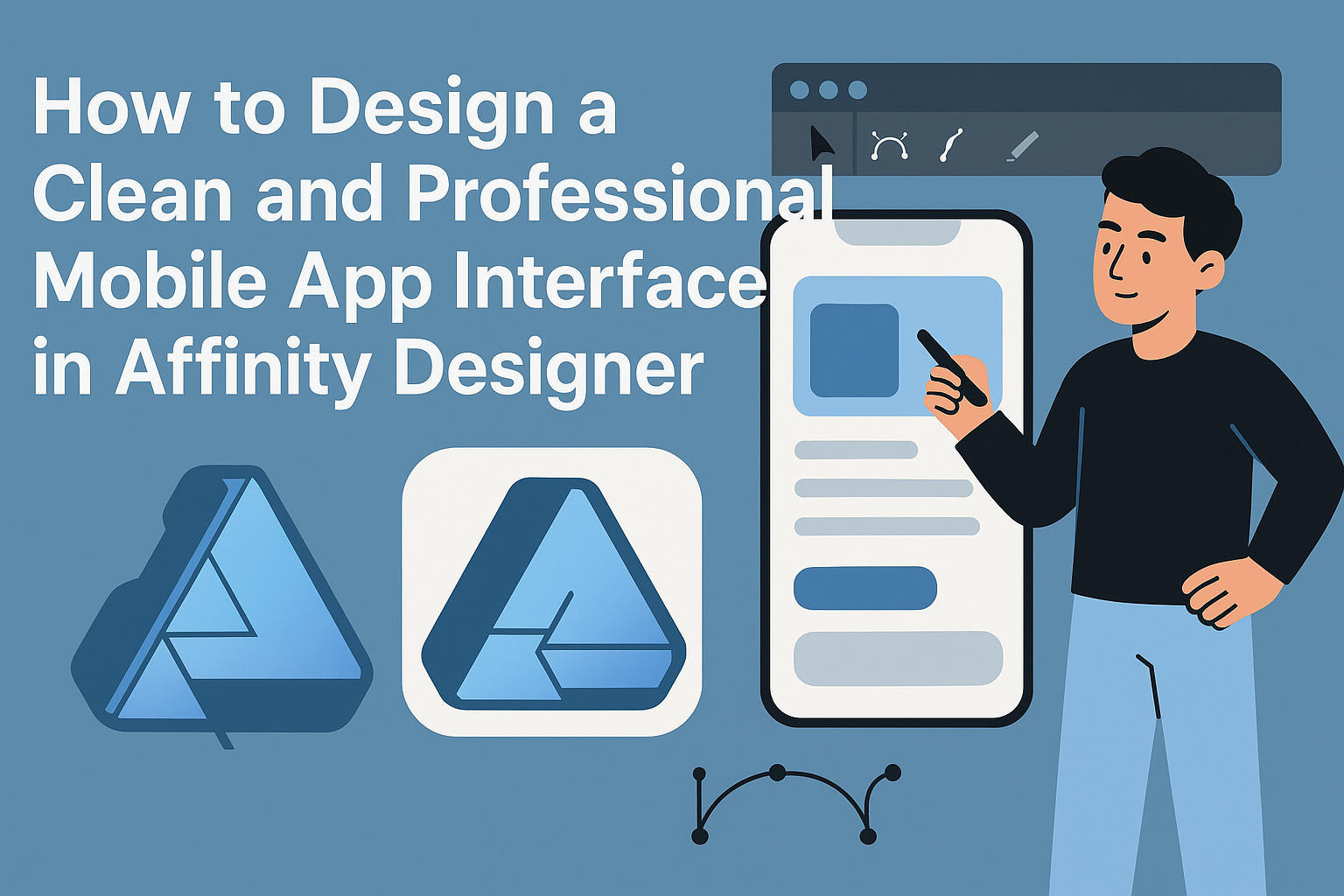 How to Design a Clean and Professional Mobile App Interface in Affinity Designer