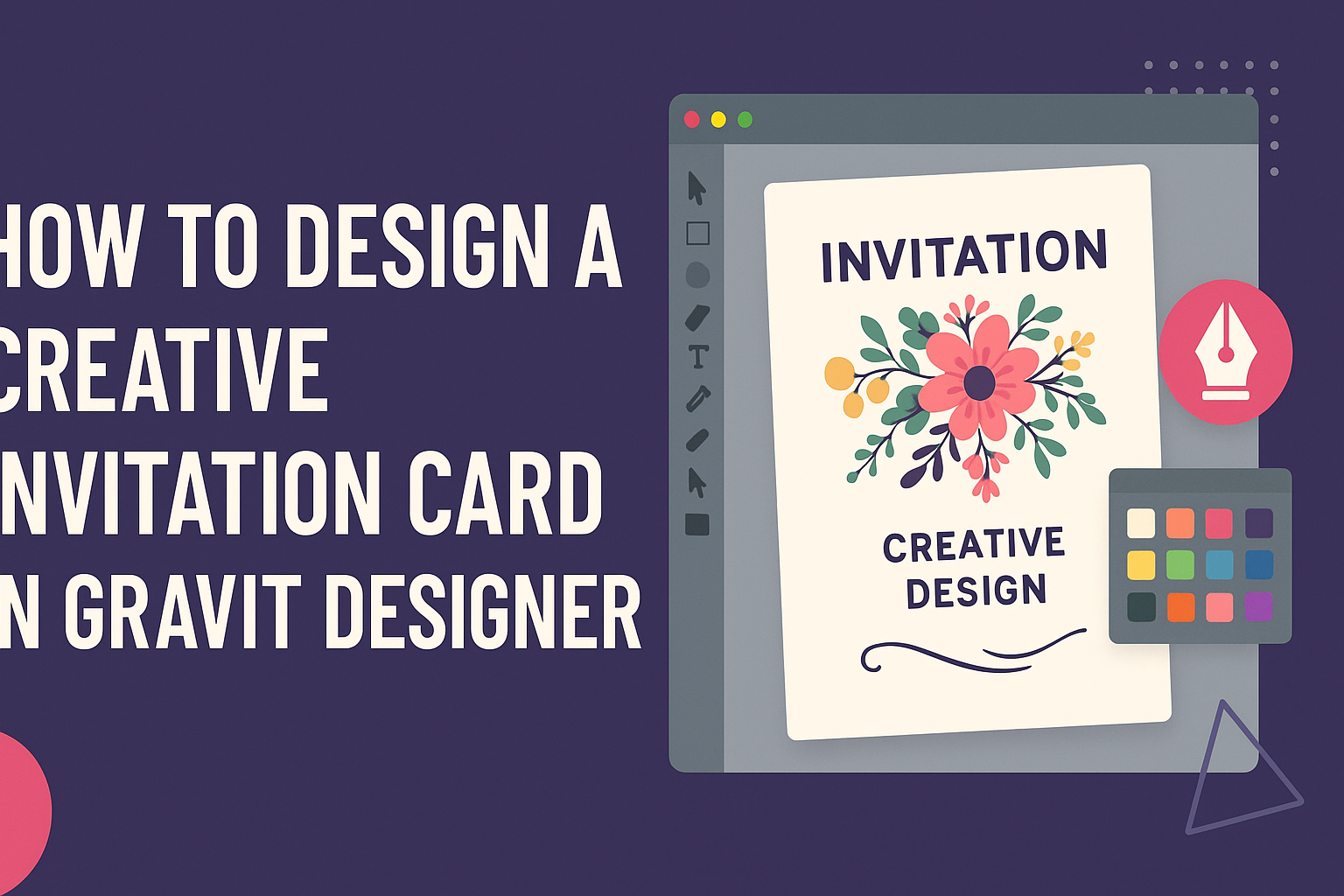 How to Design a Creative Invitation Card in Gravit Designer
