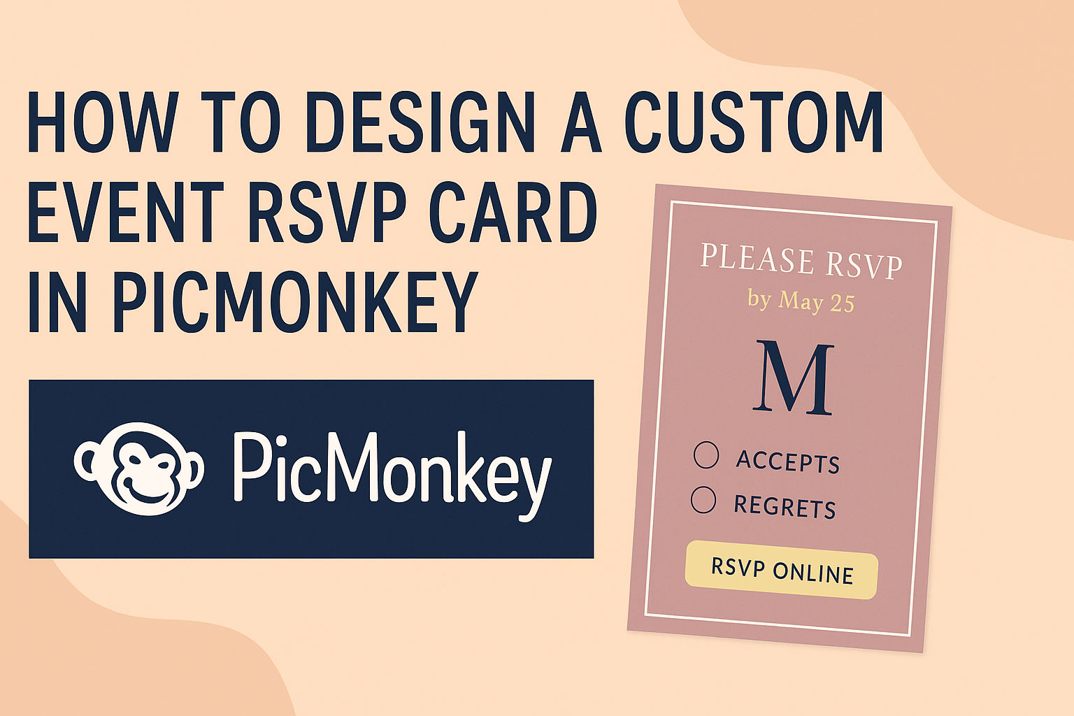 How to Design a Custom Event RSVP Card in PicMonkey