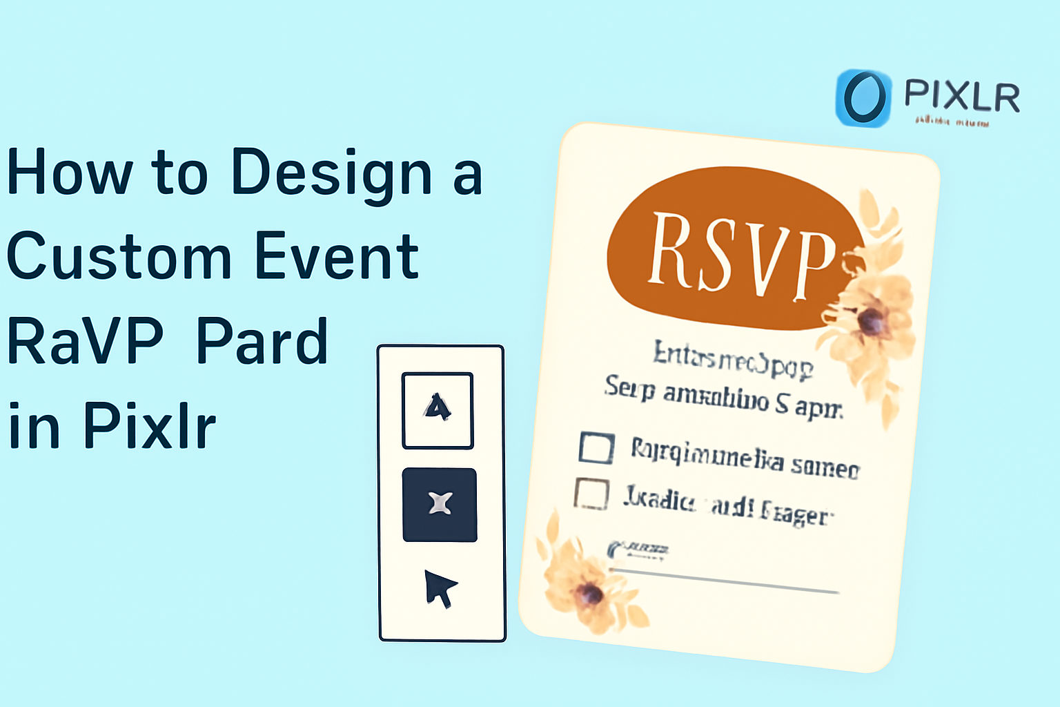 How to Design a Custom Event RSVP Card in Pixlr