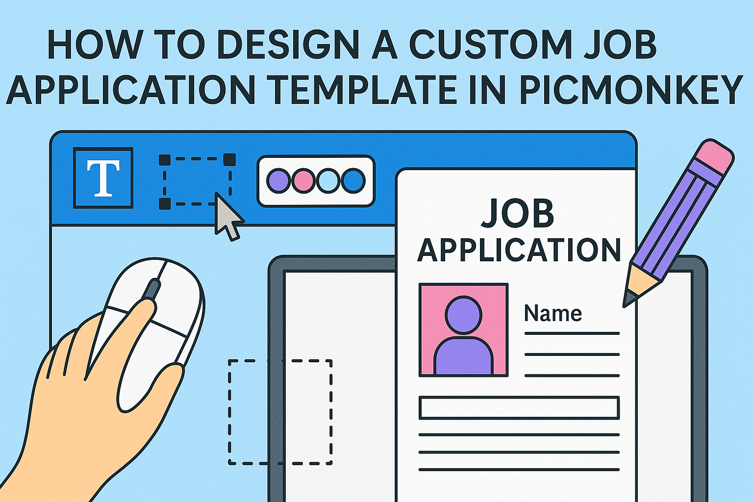 How to Design a Custom Job Application Template in PicMonkey