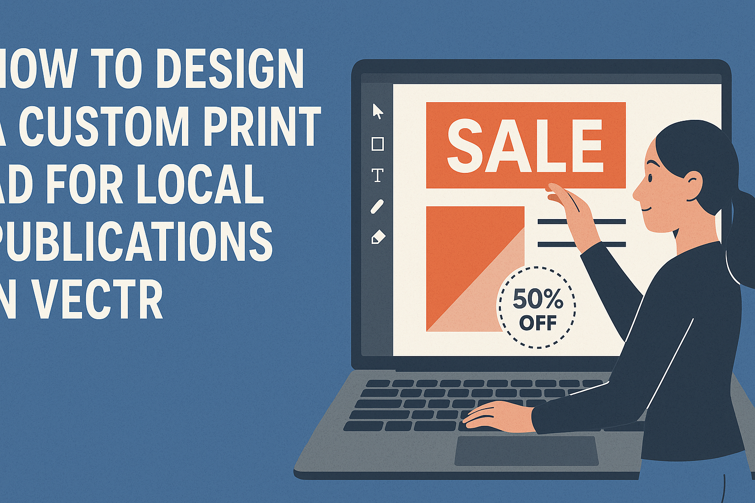 How to Design a Custom Print Ad for Local Publications in Vectr