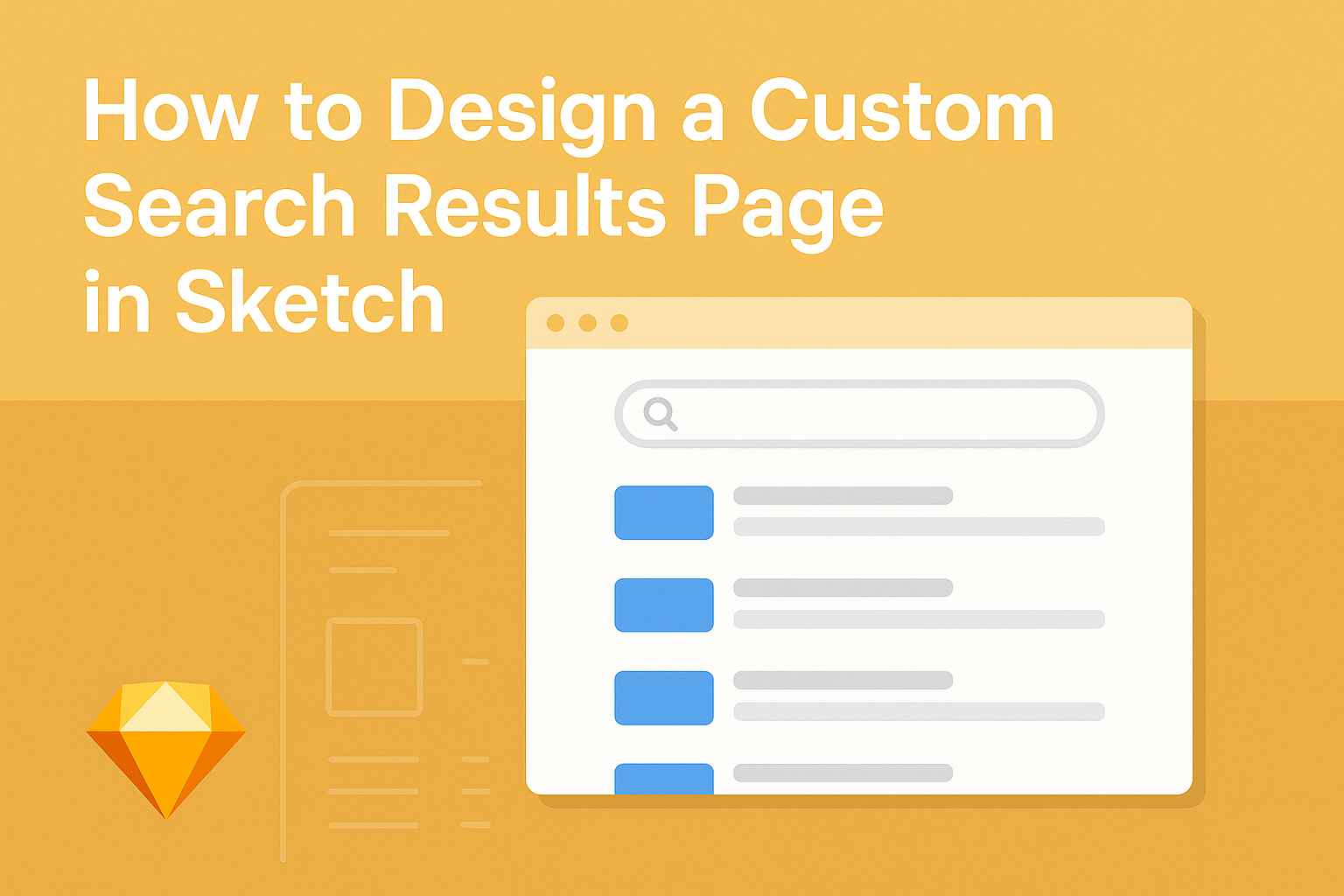 How to Design a Custom Search Results Page in Sketch