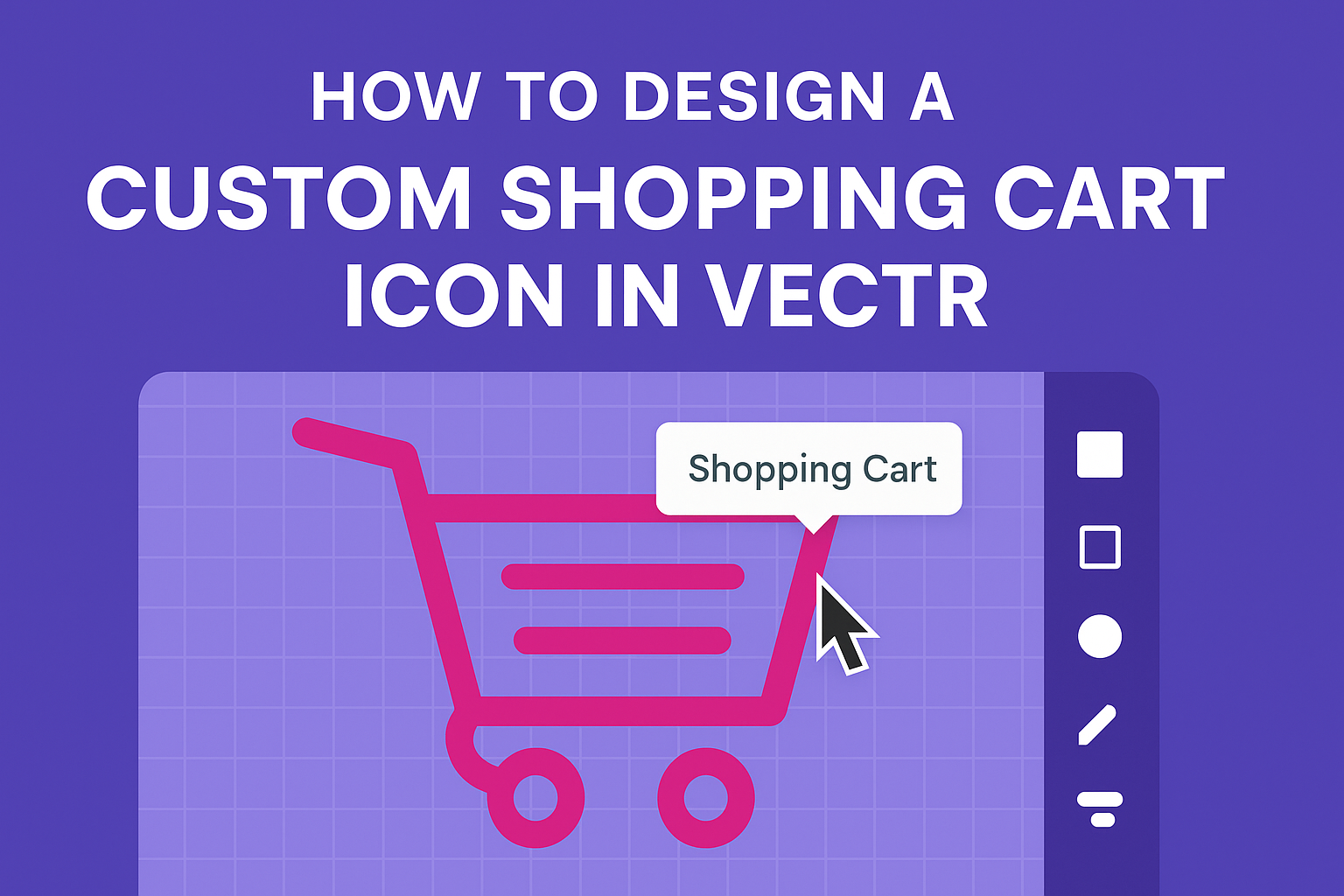How to Design a Custom Shopping Cart Icon in Vectr
