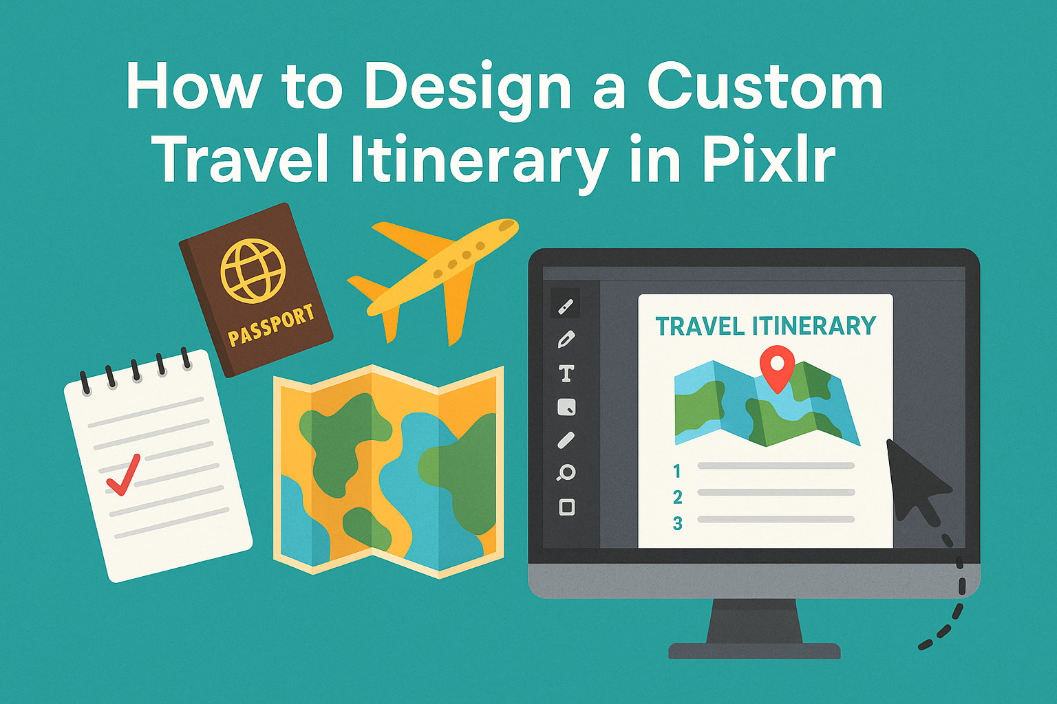 How to Design a Custom Travel Itinerary in Pixlr