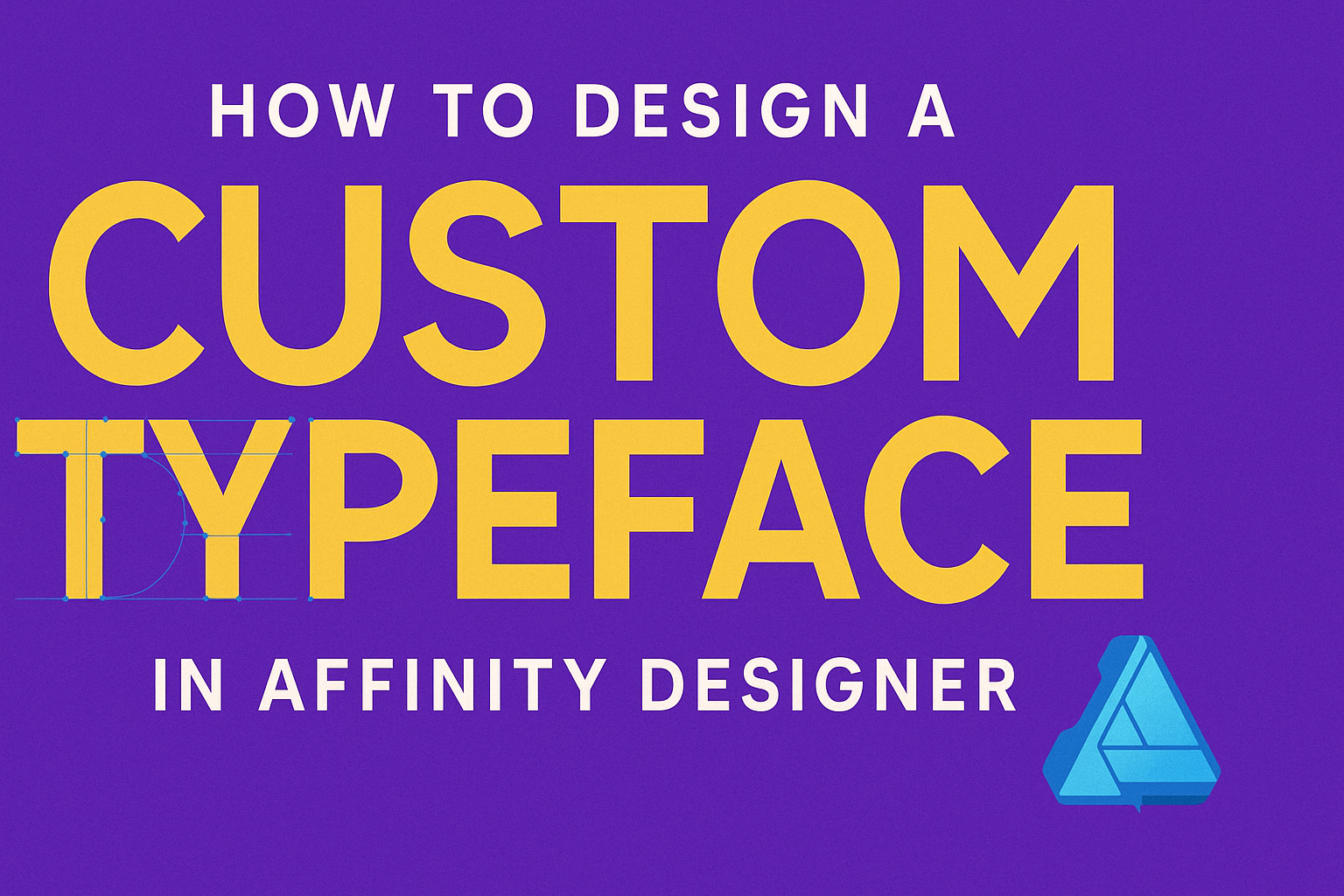 How to Design a Custom Typeface in Affinity Designer