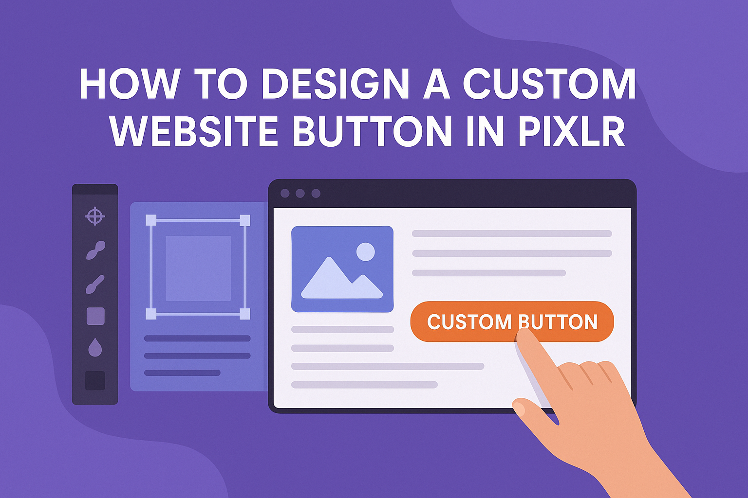 How to Design a Custom Website Button in Pixlr